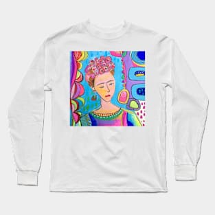 Frida Kahlo Long Sleeve T-Shirt